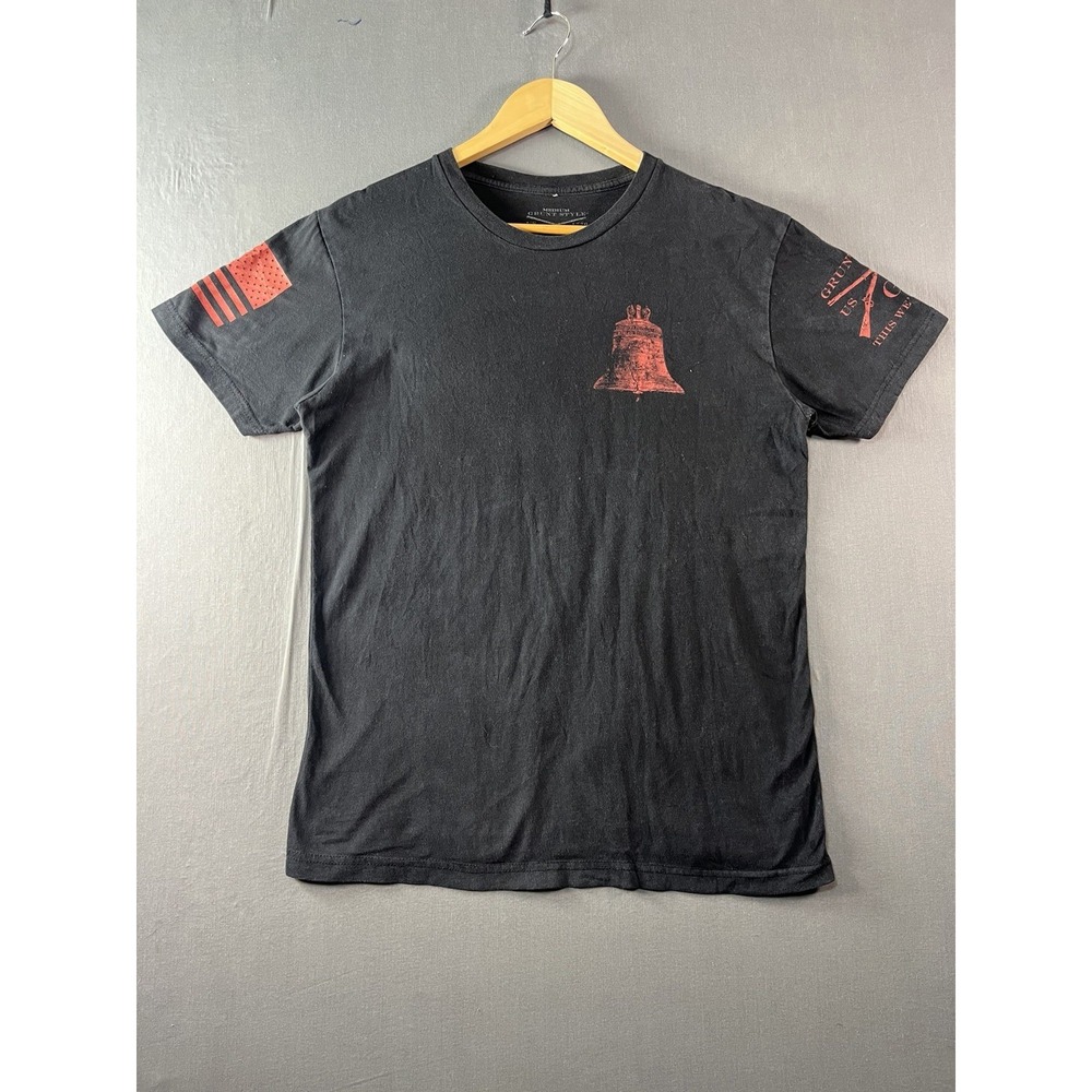 Grunt Style Men's Short Sleeve T-Shirt Medium black Red Graphics